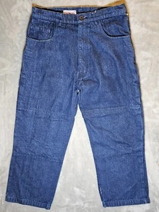 Sliders Motorcycle Riding Jeans Thick 36x30 Reinforced Blue Denim - Picture 1 of 10