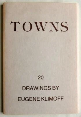 INSCRIBED Eugene KLIMOFF KLIMOV Russian Artist ART Emigre Drawings Towns Travel - Image 1 of 4