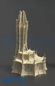 Platform - Irazar, The Dark City, (28mm, 15mm Scale) 3d printed Tabletop Terrain - Picture 1 of 2