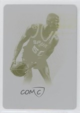 2012-13 Panini Flawless Printing Plate Yellow 1/1 David Robinson #81 HOF 4f5
