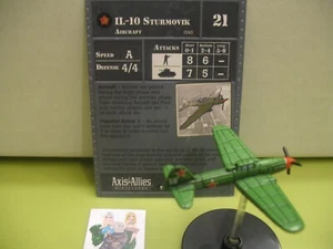 =Axis & Allies Miniatures CIELOS DISPUTADOS IL-10 Sturmovik con tarjeta 9/45= - Imagen 1 de 1