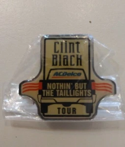 Clint Black Nothin' But The Taillights RARE promo butterfly clasp lapel pin 1997 - Picture 1 of 1