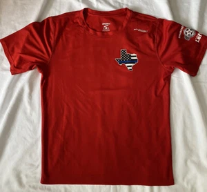Brooks men’s short sleeve shirt red Dallas strong large - Picture 1 of 4
