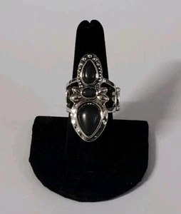 Paparazzi In A Badlands Mood Black Ring - Picture 1 of 4