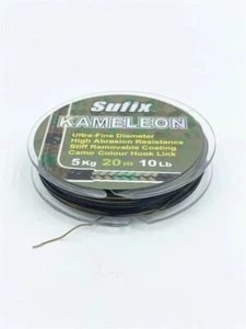 Sufix Kameleon 20m/5kg/10lb Fil pour Carpes Bas Ligne de Pêche Karpfenvorfach - Photo 1/4