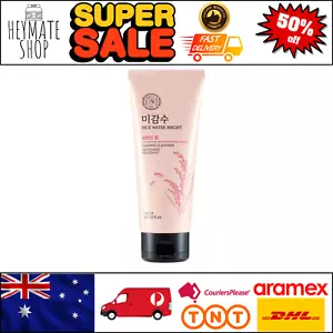 Rice Water Bright Cleansing Foam, Gentle & Nourishing Face Cleanser - Picture 1 of 5