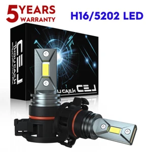 For Dodge Journey 2010-2018 2019 5202 2504 LED Fog Light Bulbs Bright White kit - Imagen 1 de 16