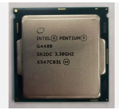 Intel Pentium G4400 LGA1151 CPU Processor 3.3GHz Dual Core SR2DC G4400 LGA 1151 - Image 1 of 3