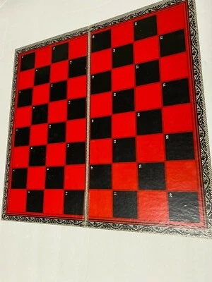 Vintage Whitman Publishing Company Game Board No. 4101 Chess Backgammon - Image 1 of 4