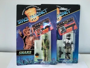 *GERRY ANDERSON SPACE PRECINCT SNAKE & CYBORG ACTION FIGURES 1994 UNOPENED-MOC* - Picture 1 of 11