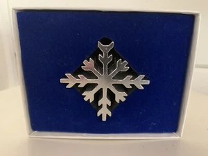 RARE Alcoa Aluminum Holiday Christmas Decoration Snowflake Flurry - Picture 1 of 8