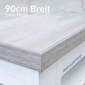Lámina protectora de mesa ANRO 1 mm 90 cm de ancho transparente lámina de PVC suave - Imagen 1 de 94