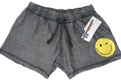 Pantalones Cortos De Colección Havana Girls Burnout Polar Amarillo Happy Face Salón XL (16) NUEVOS CON ETIQUETAS Foto 1 de 4