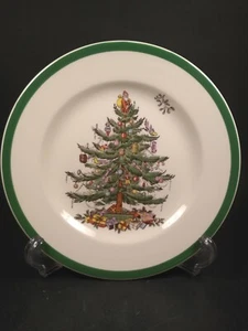 Spode "Christmas Tree" Salad plates Set of 4 IOB - Picture 1 of 8