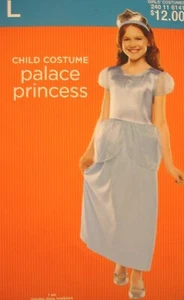 Palace Princess Halloween Costume Blue Cinderella- Girls-Large 12-14 /gh4 - Picture 1 of 1