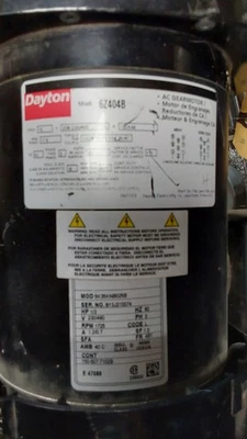 DAYTON 1/3 HP 1800 48Y MODEL 5K35KNB025B LOCATION I-2 - Image 1 of 4