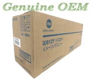Tambor Konica Minolta A0TK08D/IU612Y, IU-612Y Original OEM, Amarillo Genuino Sellado - Imagen 1 de 1