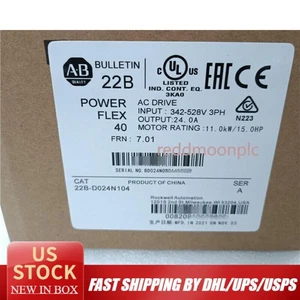 Allen-Bradley 22B-D024N104 PowerFlex 40 2022 11 kW 15 HP unidad de CA impuestos libres de EE. UU. - Imagen 1 de 6
