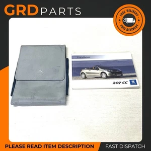 GENUINE PEUGEOT 207CC 2007-2014 OWNERS HANDBOOK MANUAL GUIDE & WALLET 2007 - Picture 1 of 3
