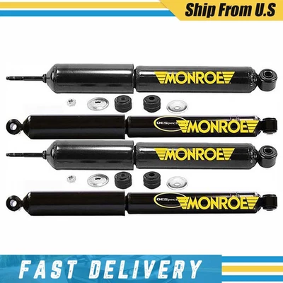 Fits 1979 1980 1981 1982 1983 Toyota Pickup Monroe 4 Front Rear Shocks - Image 1 of 3