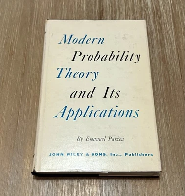 Modern Probability Theory and Its Applications by Emanuel Parzen 1962 HC/DJ - Image 1 of 4