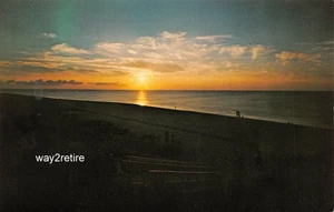 Postkarte Sonnenuntergang über Ozean Rennpunkt Strand Provincetown Cape Cod Massachusetts - Bild 1 von 2