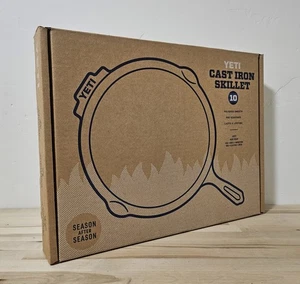 YETI 10” Cast Iron Skillet Butter Pat Industries - New Sealed! - Picture 1 of 15
