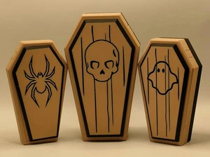 Twist Lock Coffin Box | 3D Printed Personalized Halloween Decor Spooky Container - Picture 1 of 8