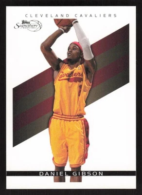 2008 TOPPS SIGNATURE DANIEL GIBSON TS-DGI MINT 2189/2325 CLEVELAND CAVALIERS - Image 1 of 2