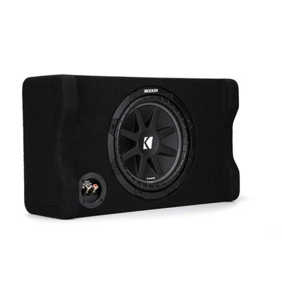 Subwoofer Kicker 48CDF104 Comp 10" en gabinete de disparo descendente, 4 ohmios Foto 1 de 4