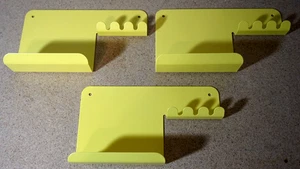 3x IKEA HAVREKROSS Organizador de Pared con Ganchos Amarillo 405.778.82 9" x 5" - Imagen 1 de 4
