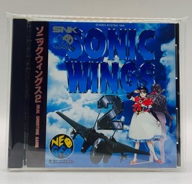Sonic Wings 2 Aero Fighters 2 Neo Geo CD Japan Import SNK Shmup Video Game