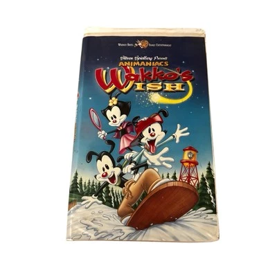 Animaniacs Wakko's Wish 1999 VHS Warner Bros. Rob Paulsen 90s Holiday Family - Image 1 of 4