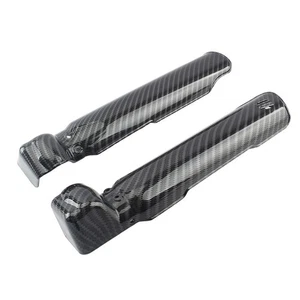 Front Fork Guards Carbon Fiber Pattern Front Fork Protection Increases Fork Life - Picture 1 of 10