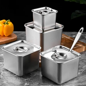 Portable Seasoning Jar Jar Condiment Container With Lids Home - Picture 1 of 12
