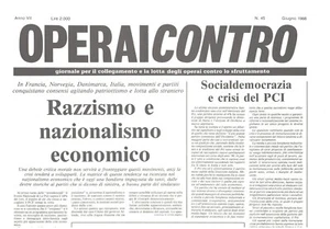 OPERAI CONTRO (WORKERS AGAINST) No 45. 1988. Class war, communist,anarcho paper - Picture 1 of 1