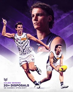 Afl FREMANTLE DOCKERS FOOTBALL AFL CHAMPION TEAM PLAYER POSTER,BARGAIN,1 - Picture 1 of 1