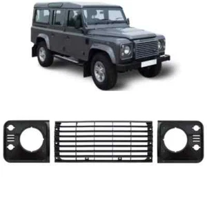 Juego de rejillas envolventes de faros negro para Land Rover Defender 90/110 - Imagen 1 de 6
