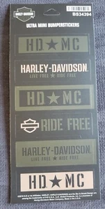 Harley-Davidson Military Star Ultra Mini Stoßstange Aufkleber, 6 pro Blatt BS34394 - Bild 1 von 1
