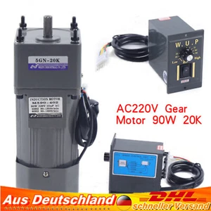 Motoriduttore 20K con regolatore di velocità motore elettrico gear motor 13nm 0-67 giri/min 90W - Foto 1 di 13