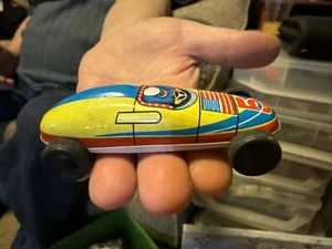 Vintage Tin Toy American Rocket Race Car 3.5 x 1.6 x 1.1 in Japan - Picture 1 of 5