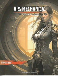 Ars Mechanica Laberinto de Latón D&D 5E POD RPG Suplemento Lengua Francesa - Imagen 1 de 2