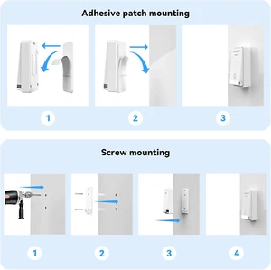 TECKNET Self-Powered Doorbell, Waterproof Twin Wireless Doorbell No Battery Pus - Picture 1 of 1