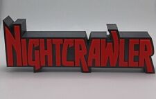 3D Printed Nightcrawler Desktop Display Logo Stand Wall Art