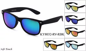 Gafas de sol retro vintage espejo lente marco de goma mate estilo RB 2132 con rayos UV - Imagen 1 de 7