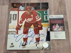 Dino Ciccarelli Signed 8x10 Photo File JSA COA HOF 2010 Red Wings Capitals Stars - Picture 1 of 4