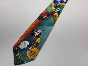 Walt Disney MICKEY UNLIMITED Golf Course Neck Tie by balance inc Donald Duck - Picture 1 of 10