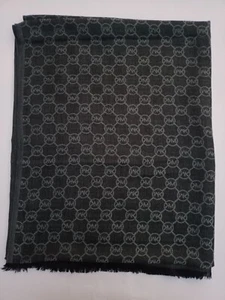 Michael Kors Dark Grey Wool Scarf - Picture 1 of 6