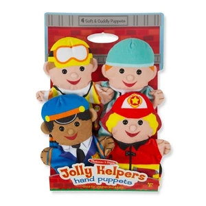 Melissa & Doug ~ Jolly Helpers Hand Puppets 2+ - Imagen 1 de 6