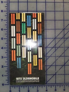 1972 Oldsmobile Colors Brochure Folder - Bild 1 von 2